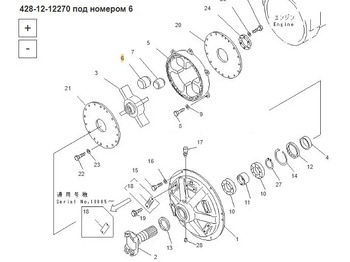 Новый Запчасти Резинка 428-12-12270 Komatsu WA700: фото 3 Новый Запчасти Резинка 428-12-12270 Komatsu WA700: фото 3