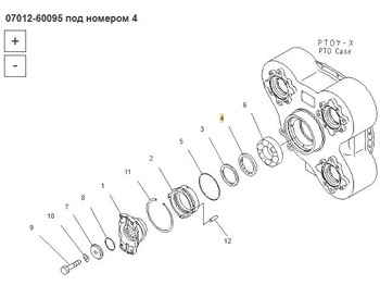 Новый Запчасти Уплотнение 07012-60095 Komatsu: фото 2 Новый Запчасти Уплотнение 07012-60095 Komatsu: фото 2