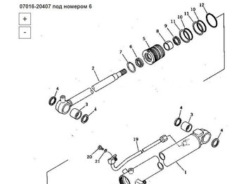 Новый Запчасти Уплотнение (07016-20407) 195-63-75190 Komatsu D375A: фото 5