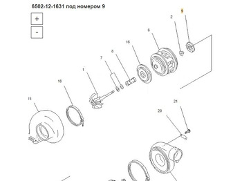 Новый Запчасти Упорный подшипник 6502-12-1631 Komatsu: фото 4 Новый Запчасти Упорный подшипник 6502-12-1631 Komatsu: фото 4