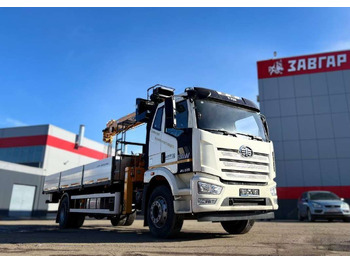 Новый Грузовик бортовой/ Платформа, Автоманипулятор FAW J6L: фото 4
