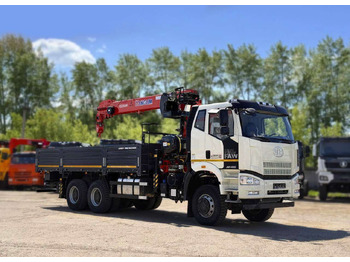 Новый Грузовик бортовой/ Платформа, Автоманипулятор FAW J6 СА3250: фото 2