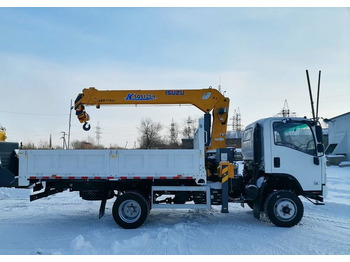 Новый Бортовой грузовик/ Платформа, Автоманипулятор Isuzu Elf: фото 4