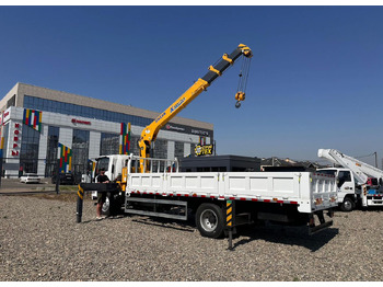 Новый Грузовик бортовой/ Платформа, Автоманипулятор Isuzu Elf: фото 3