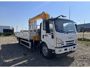 Новый Грузовик бортовой/ Платформа, Автоманипулятор Isuzu Elf: фото 5