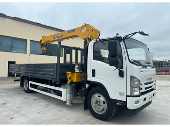 Новый Грузовик бортовой/ Платформа, Автоманипулятор Isuzu Elf: фото 2