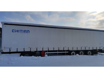 Новый Тентованный полуприцеп Полуприцеп shacman EXQ9408-RU-XXY шторный: фото 2