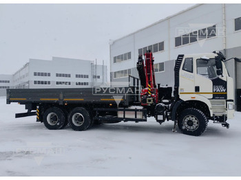 Новый Грузовик бортовой/ Платформа, Автоманипулятор FAW J6 СА3250: фото 2