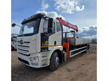 Новый Грузовик бортовой/ Платформа, Автоманипулятор FAW J6L: фото 5