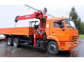 Новый Грузовик бортовой/ Платформа, Автоманипулятор КАМАЗ 65115-48 (А5): фото 4