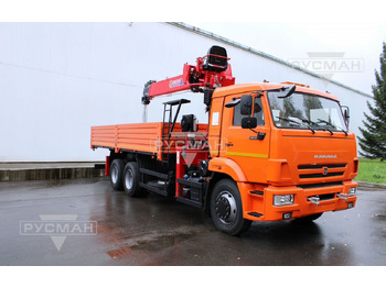 Новый Грузовик бортовой/ Платформа, Автоманипулятор КАМАЗ 65115-48 (А5): фото 3