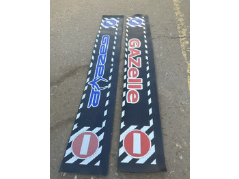 Новый Крыло для Грузовиков Брызговики длинномер 2050*320*4мм газелька красный: фото 3