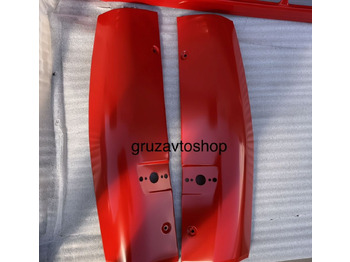 Новый Капот для Грузовиков КАМАТЕК Капот с Обтекателем камаз Евро Железный красный: фото 3