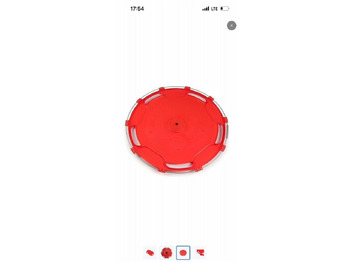 Новый Колесный диск для Грузовиков Колпаки на колеса R-22.5" Задние. Красный (2шт): фото 3