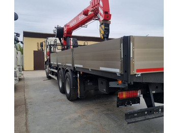 Бортовой грузовик/ Платформа, Автоманипулятор Бортовой грузовик FAW J6P 6х4 с КМУ Sunhunk S3505 2025: фото 3