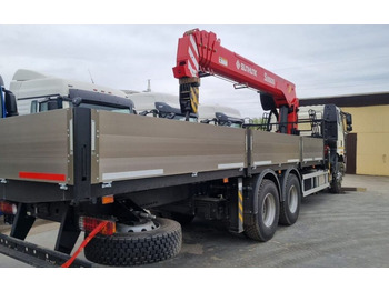 Бортовой грузовик/ Платформа, Автоманипулятор Бортовой грузовик FAW J6P 6х4 с КМУ Sunhunk S3505 2025: фото 5