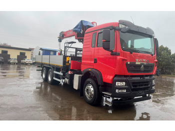 Бортовой грузовик/ Платформа, Автоманипулятор Бортовой грузовик Howo T5G с КМУ Horyong HRS216, 2025: фото 5