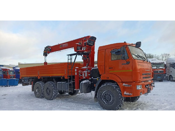 Новый Грузовик бортовой/ Платформа, Автоманипулятор Бортовой грузовик КАМАЗ 43118-37 6х6 с КМУ Horyong 216 2025: фото 4