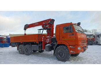 Новый Грузовик бортовой/ Платформа, Автоманипулятор Бортовой грузовик КАМАЗ 43118-37 6х6 с КМУ Horyong 216 2025: фото 3