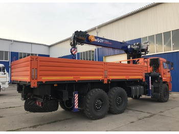 Новый Грузовик бортовой/ Платформа, Автоманипулятор Бортовой грузовик КАМАЗ 43118-50 6х6 с КМУ DongYang, 2025: фото 5