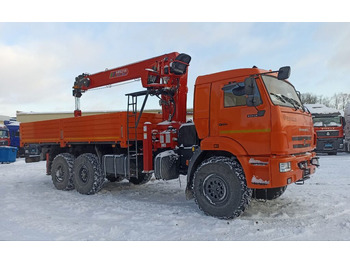 Бортовой грузовик/ Платформа, Автоманипулятор Бортовой грузовик КАМАЗ 43118-50 6х6 с КМУ Horyong 216 2025: фото 3