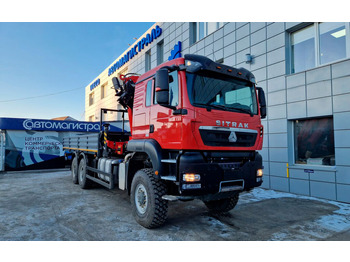 Бортовой грузовик/ Платформа, Автоманипулятор Бортовой грузовик SITRAK C7H с КМУ Sunhunk K 238, 2025: фото 3