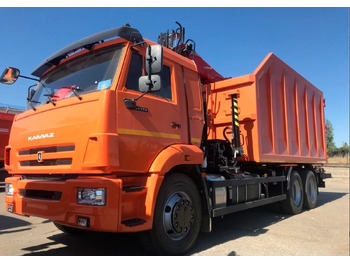 Новый Самосвал, Автоманипулятор Ломовоз КАМАЗ 65115 с КМУ Велмаш-С 30 м3 2025: фото 5
