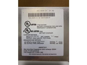 Новый Электрическая система Cummins 0300-5878-01 зарядное устройство Cummins: фото 3 Новый Электрическая система Cummins 0300-5878-01 зарядное устройство Cummins: фото 3