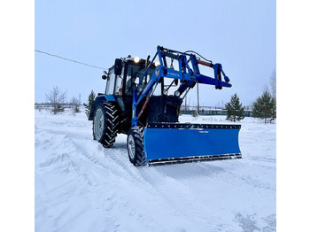 Новый Отвал Отвал гидро 2.5м оборотный метал/резин лезвие мтз: фото 4