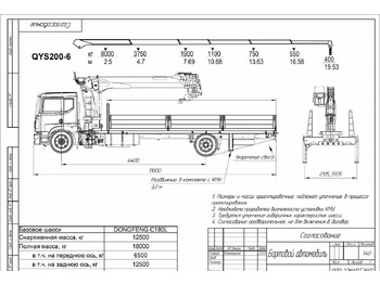 Бортовой грузовик/ Платформа DONGFENG C180