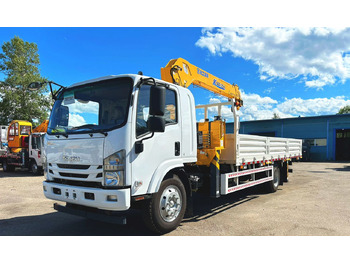 Новый Бортовой грузовик/ Платформа, Автоманипулятор Isuzu Elf: фото 5