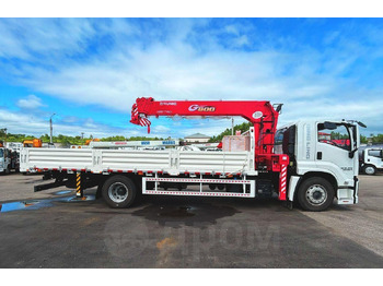 Новый Грузовик бортовой/ Платформа, Автоманипулятор Isuzu Giga: фото 4