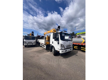 Новый Грузовик бортовой/ Платформа, Автоманипулятор Isuzu 700P: фото 4