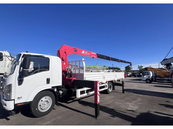 Новый Грузовик бортовой/ Платформа, Автоманипулятор Isuzu Elf (N-series): фото 2