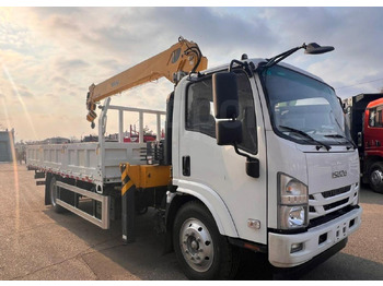 Новый Грузовик бортовой/ Платформа, Автоманипулятор Isuzu Elf: фото 3