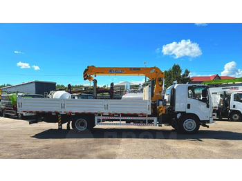 Новый Грузовик бортовой/ Платформа, Автоманипулятор Isuzu Elf: фото 4