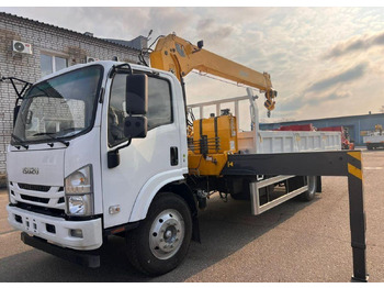 Новый Грузовик бортовой/ Платформа, Автоманипулятор Isuzu Elf: фото 5