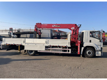 Новый Грузовик бортовой/ Платформа, Автоманипулятор Isuzu Elf: фото 4 Новый Грузовик бортовой/ Платформа, Автоманипулятор Isuzu Elf: фото 4