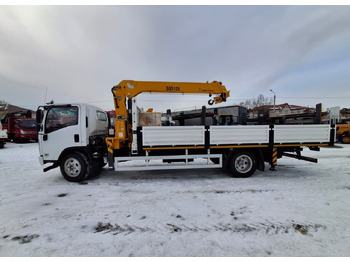 Новый Грузовик бортовой/ Платформа, Автоманипулятор Isuzu Elf: фото 2 Новый Грузовик бортовой/ Платформа, Автоманипулятор Isuzu Elf: фото 2