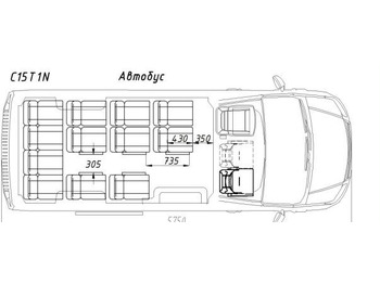 Новый Туристический автобус, Микроавтобус Dongfeng K33-561: фото 3 Новый Туристический автобус, Микроавтобус Dongfeng K33-561: фото 3