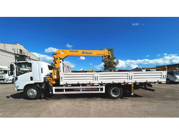 Новый Бортовой грузовик/ Платформа, Автоманипулятор Isuzu Elf: фото 3