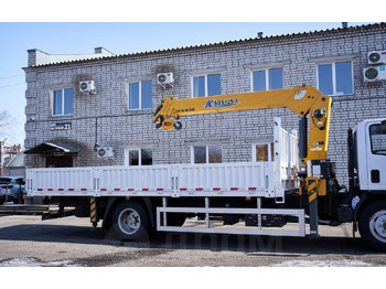 Новый Грузовик бортовой/ Платформа, Автоманипулятор Isuzu Elf: фото 3