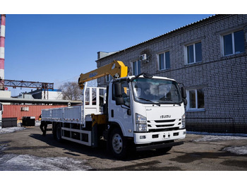 Новый Грузовик бортовой/ Платформа, Автоманипулятор Isuzu Elf (N-series): фото 3