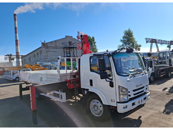 Новый Грузовик бортовой/ Платформа, Автоманипулятор Isuzu Elf (N-series): фото 3