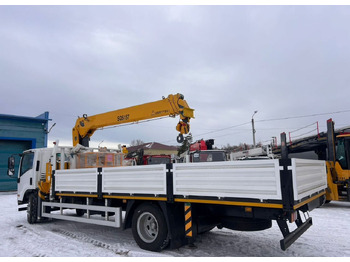 Новый Грузовик бортовой/ Платформа, Автоманипулятор Isuzu Elf: фото 4