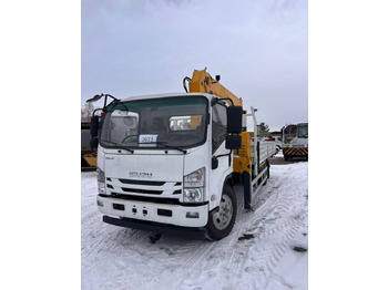 Новый Грузовик бортовой/ Платформа, Автоманипулятор Isuzu Elf: фото 3