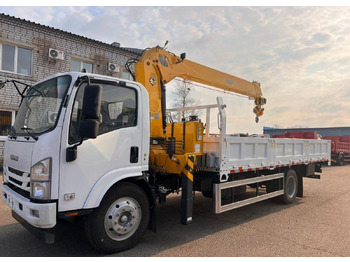 Новый Грузовик бортовой/ Платформа, Автоманипулятор Isuzu Elf: фото 2 Новый Грузовик бортовой/ Платформа, Автоманипулятор Isuzu Elf: фото 2