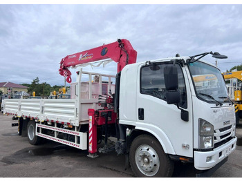 Новый Бортовой грузовик/ Платформа, Автоманипулятор Isuzu Elf: фото 5