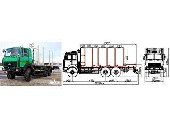 Лесовоз МАЗ
