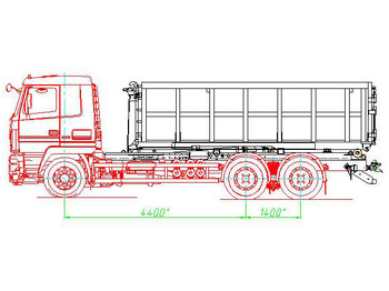Крюковой мультилифт МАЗ